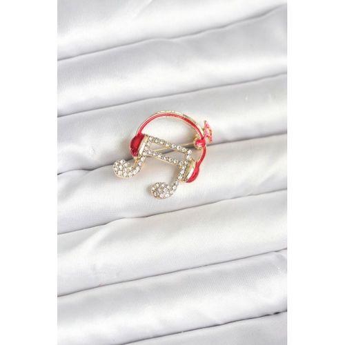 Kulaklıklı Nota Model Broş