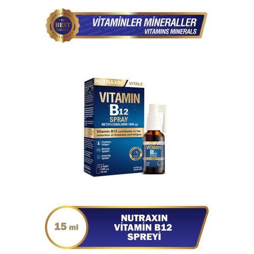 Nutraxin Nutraxin Vitamin B12 Sprey 15 ml
