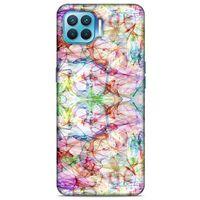 Oppo Reno 4 Lite Kılıf Pastel Renkler (12) Koruyucu Silikon Beyaz Mavi