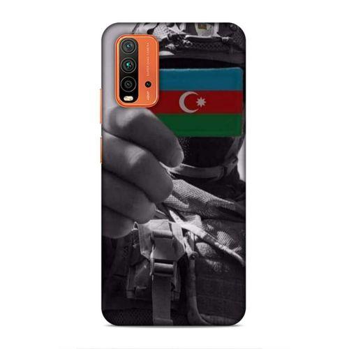 Xiaomi Redmi 9T Uyumlu Kılıf Azarbaijan (40) Fit Silikon Kılıf Asker