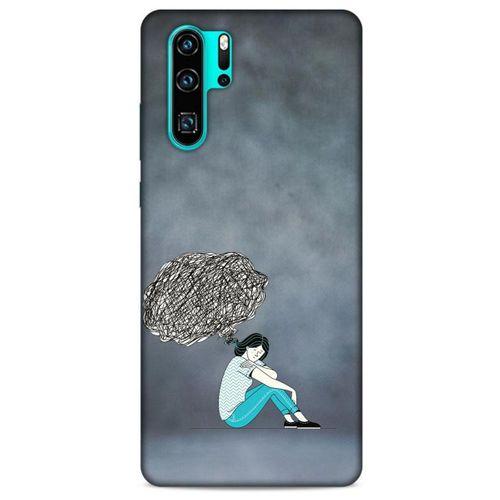 Huawei P30 Pro Kılıf Depresyon (5) Koruma Kabı Fuşya