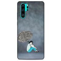 Huawei P30 Pro Kılıf Depresyon (5) Koruma Kabı Fuşya