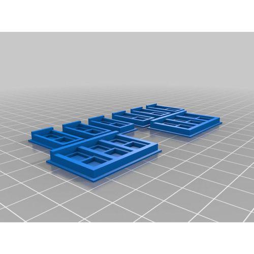 HO Ölçek Arka Plan Bina Apartmanları (Bu ürün Sadece Plastik parçadır - Almadan Önce Soru Sorabilirsiniz)