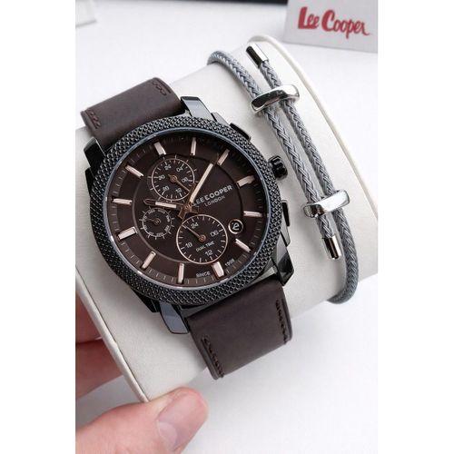 Lee Cooper Deri Kordon İç Fonksiyonları Aktif 5 Atm Suya Dayanıklı Erkek Kol Saati ELC.08331.642