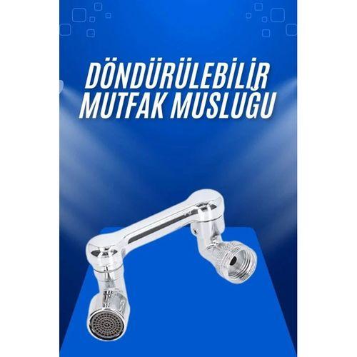 Döndürülebilir Musluk Mutfak Banyo Musluk Ucu Başlığı 4 Filtreli