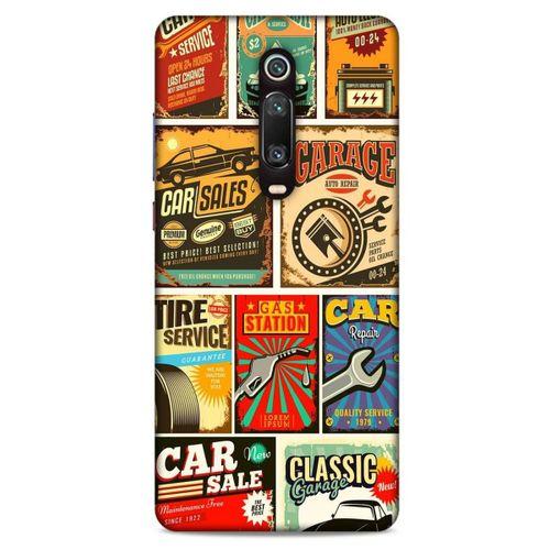 Retro (19) Desen Kılıfları Renkli Xiaomi Mi 9T Pro Kılıf