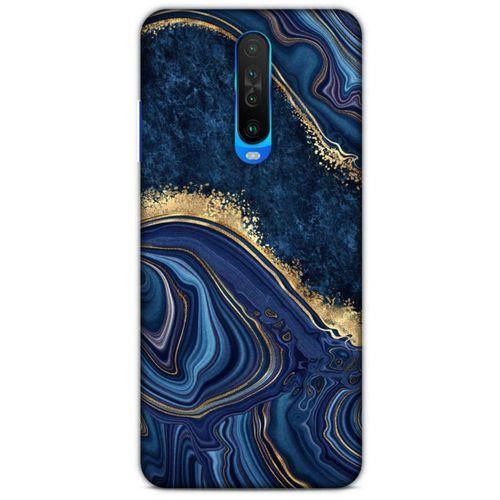 Xiaomi Redmi K30 Uyumlu Kılıf Mavi Delisi (1) Kılıfı Mermer