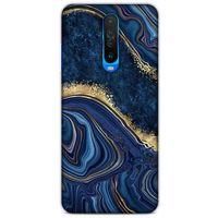 Xiaomi Redmi K30 Uyumlu Kılıf Mavi Delisi (1) Kılıfı Mermer