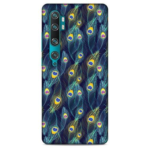 Xiaomi Mi Cc9 Pro Kılıf Desenli Özel Seri Tüyler (10) Full Koruma Kılıfı