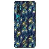 Xiaomi Mi Cc9 Pro Kılıf Desenli Özel Seri Tüyler (10) Full Koruma Kılıfı