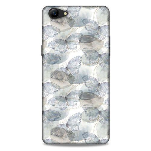 Oppo A79 Kılıf Kelebek Etkisi (29) Arka Koruma Kılıfı Kırmızı Yeşil