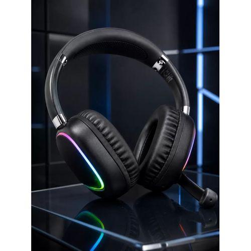Bluetooth 5.0 Kablosuz Kulak Üstü Kulaklık Mikrofonlu Rgb Aydınlatmalı