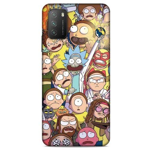 Xiaomi Poco M3 Uyumlu Kılıf Rick And Morty (34) Slim Armor Kılıf Manager Morty