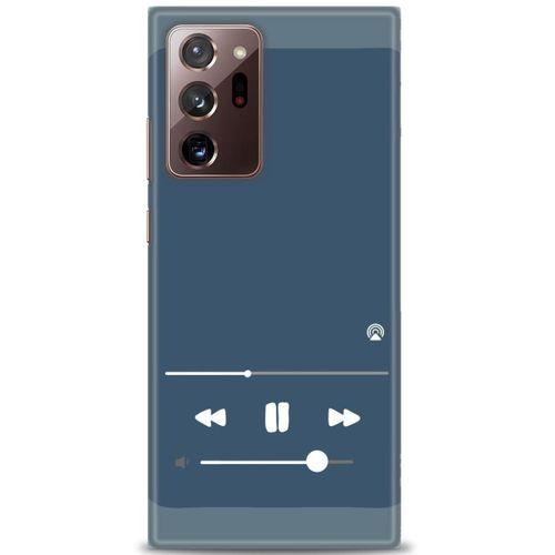 Samsung Galaxy Note 20 Kılıf HD Baskılı Kılıf - Müzik Çalar + Tam Ekran Koruyucu