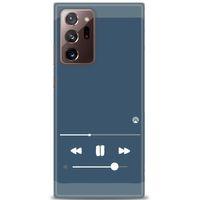 Samsung Galaxy Note 20 Kılıf HD Baskılı Kılıf - Müzik Çalar + Tam Ekran Koruyucu