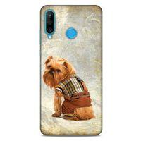 Huawei P30 Lite Kılıf Köpek Kıyafetleri (25) Antişok Kapak Brussels Griffon Sweatshirt