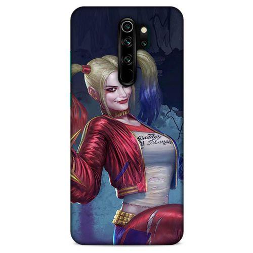 Xiaomi Redmi Note 8 Pro Uyumlu Kılıf Harley Quinn (9) Kılıf Gri