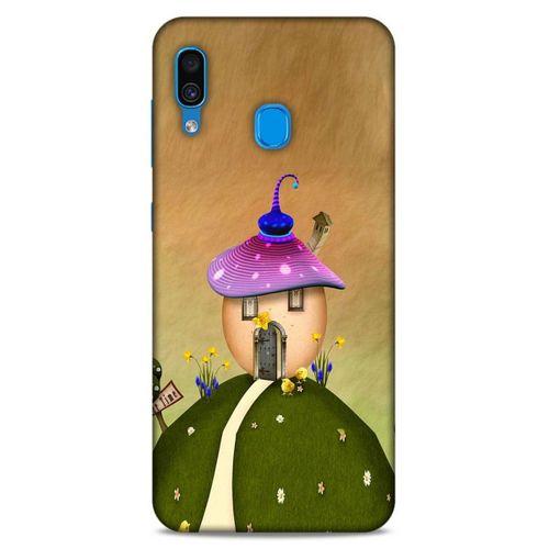 Lopard Samsung Galaxy A30 Uyumlu Kılıf Manipülasyon ☻ (28) Arka Kapak Desenli