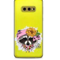 Zoologix (44) Samsung Galaxy S10e Şeffaf Kılıf Silikon Desenli