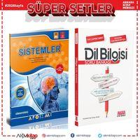 Apotemi Biyoloji Sistemler ve AKM Dil Bilgisi Soru Bankası Seti 2 Kitap