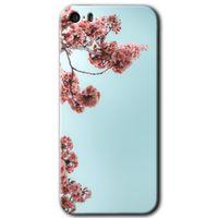 iPhone 5s Kılıf HD Desen Baskılı Arka Kapak - Japon Çiçeği