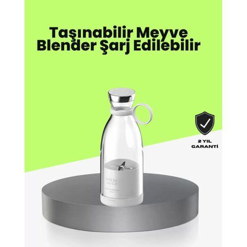 4 Bıçaklı Gıda Sınıfı Paslanmaz Çelik Taşınabilir Blender