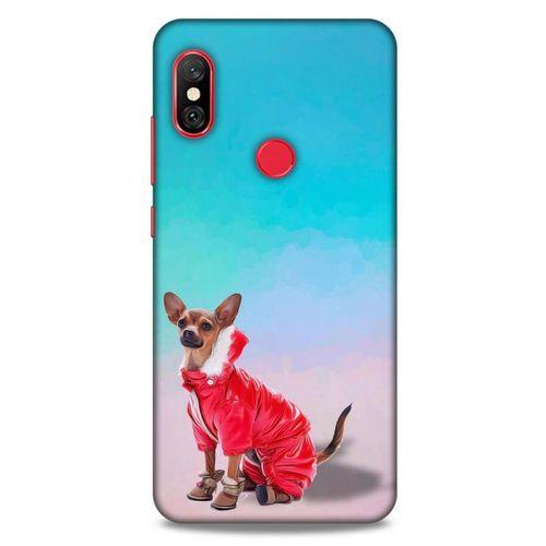 Xiaomi Redmi Note 6 Pro Kılıf Köpek Kıyafetleri (17) Tasarım Kılıf Russian Chihuahua Mont