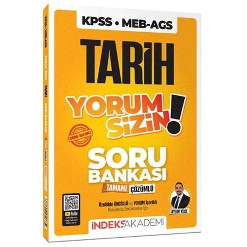 2026 KPSS TYT AYT Tarih Yorum Sizin Soru Bankası İndeks Akademi