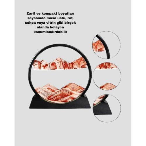 Şeffaf Dekoratif Kum Saati – Dayanıklı Gövde, Minimalist Stil, Masa Ve Vitrin Aksesuarı