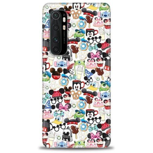 Xiaomi Mi Note 10 Lite Kılıf HD Baskılı Kılıf - Cartoon + Tam Ekran Koruyucu