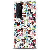 Xiaomi Mi Note 10 Lite Kılıf HD Baskılı Kılıf - Cartoon + Tam Ekran Koruyucu