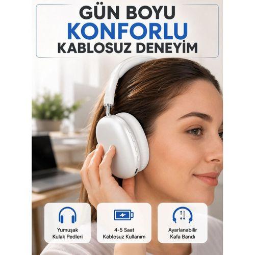 Gürültü Azaltmalı Bluetooth Kulaklık | 5 Saat Kesintisiz Müzik Yeni Nesil