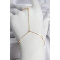 Pirinç Gold Renk Zirkon Taşlı Kadın Şahmeran