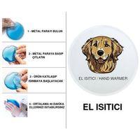 Sıa Kahverengi Köpek Cep Sobası,El Isıtıcı,Sıcak Su Torbası Pvc  10X9,5Cm