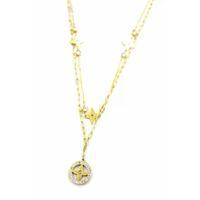 Vc Yonca Kolye - Altın