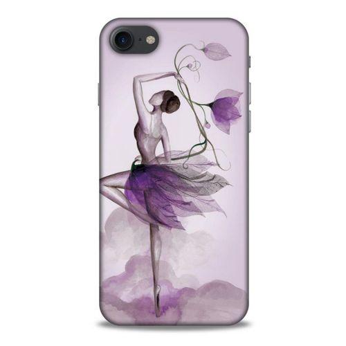 Y.Liva-2020 (Çiçekle Dans) Apple Iphone 7 Kılıf Silikon Kapak Desenli