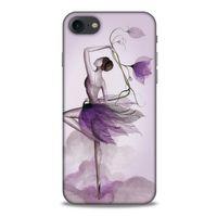 Y.Liva-2020 (Çiçekle Dans) Apple Iphone 7 Kılıf Silikon Kapak Desenli