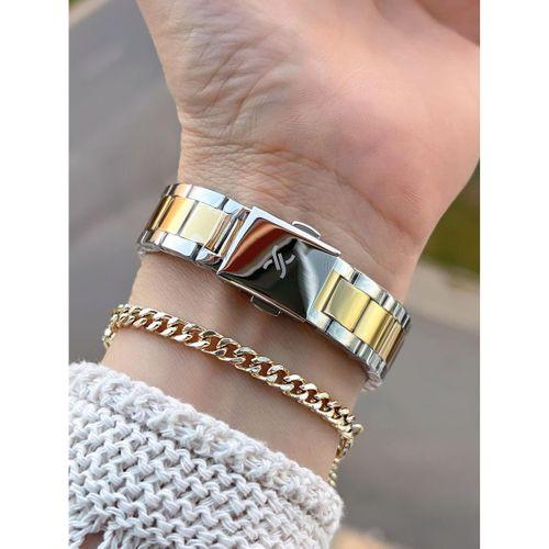 Daniel Klein Çelik Kordonlu 2 Yıl Garantili 3 Atm Suya Dayanıklı Kadın Kol Saati+Bileklik BD.14090.5