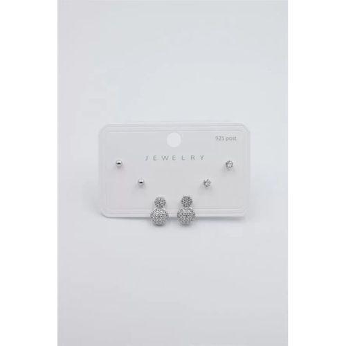 Çoklu Set Küpe - Gümüş