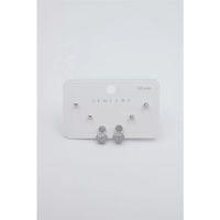 Çoklu Set Küpe - Gümüş