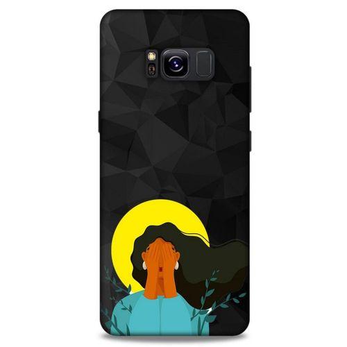Samsung Galaxy S8 Kılıf Depresyon (9) Kılıf Siyah Mavi