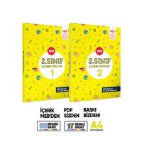 MEB İlkokul 2 Sınıf Çalışma Soruları 1 ve 2 Tüm Dersler Kazanım Pekiştirme Kitap Seti BASKI ÜCRETİ
