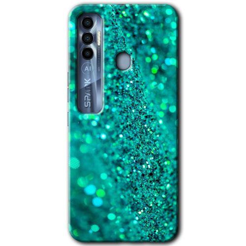 Potkal Hediye Fabrikası Tecno Spark 7 Pro Kılıf HD Desen Baskılı Arka Kapak - Diamonds