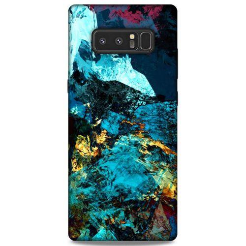 Lopard Samsung Galaxy Note 8 Uyumlu Kılıf Soyut Sanat (40) Desenli Fit Silikon Kılıf