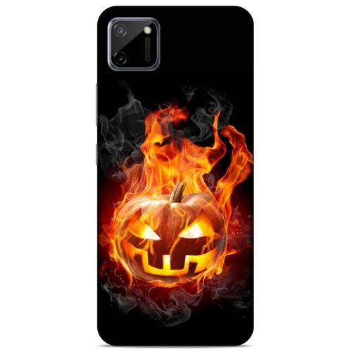 Lopard Oppo Realme C11 Uyumlu Kılıf FireX (21) Koruyucu Kapak Halloween