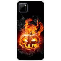 Lopard Oppo Realme C11 Uyumlu Kılıf FireX (21) Koruyucu Kapak Halloween