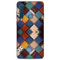 Samsung Galaxy A9 2018 Kılıf Patchwork (31) TPU Kılıf Karışık Renkli