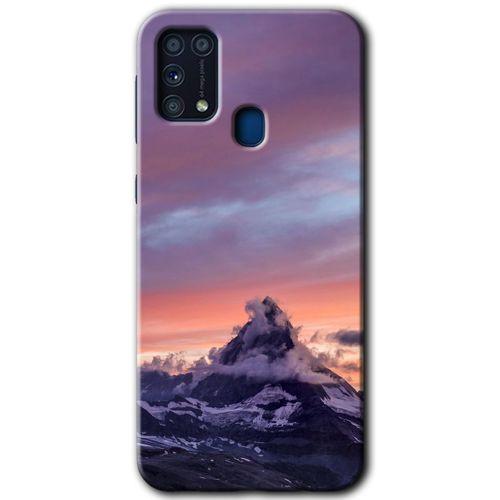Samsung Galaxy M31 Kılıf Baskılı Kapak - Zirve +Tam Ekran Koruyucu