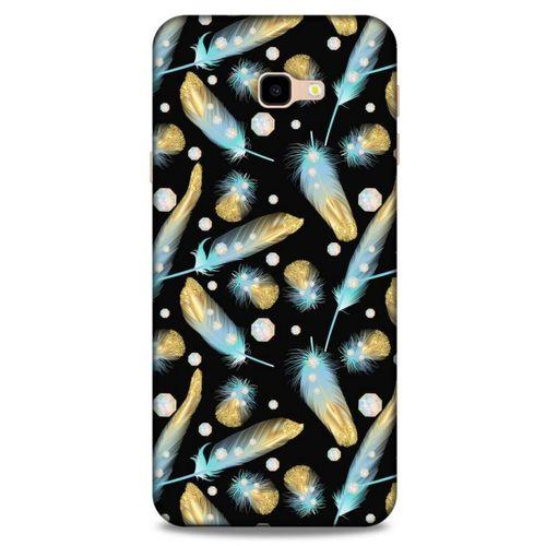 Samsung Galaxy J4 Plus Kılıf Desenli Özel Seri Tüyler (26) Tpu Silikon Kılıf