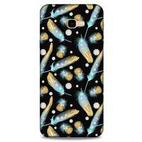 Samsung Galaxy J4 Plus Kılıf Desenli Özel Seri Tüyler (26) Tpu Silikon Kılıf
